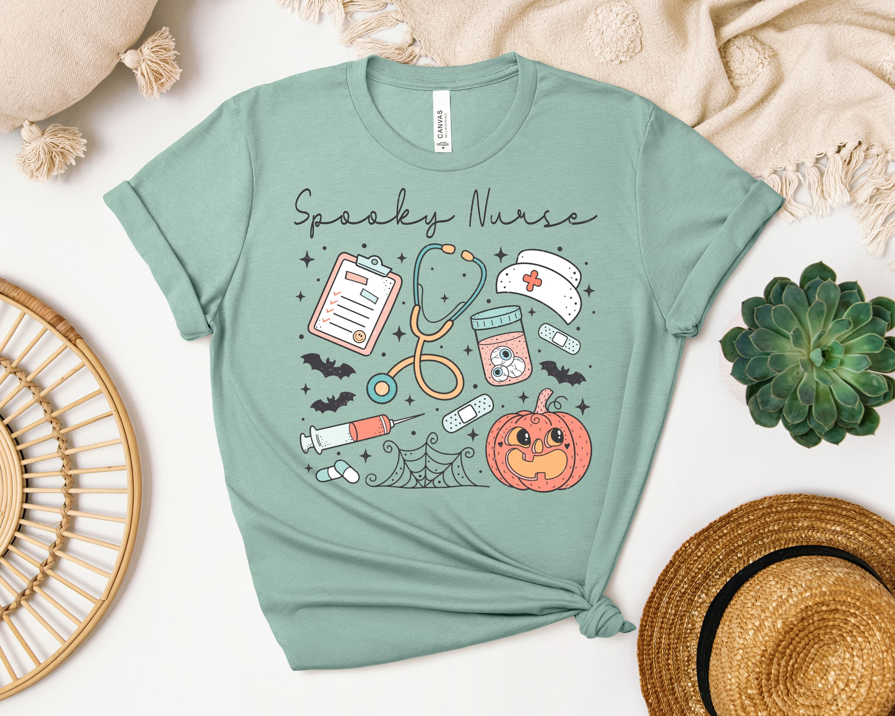 Spooky Nurse Graphic Tee