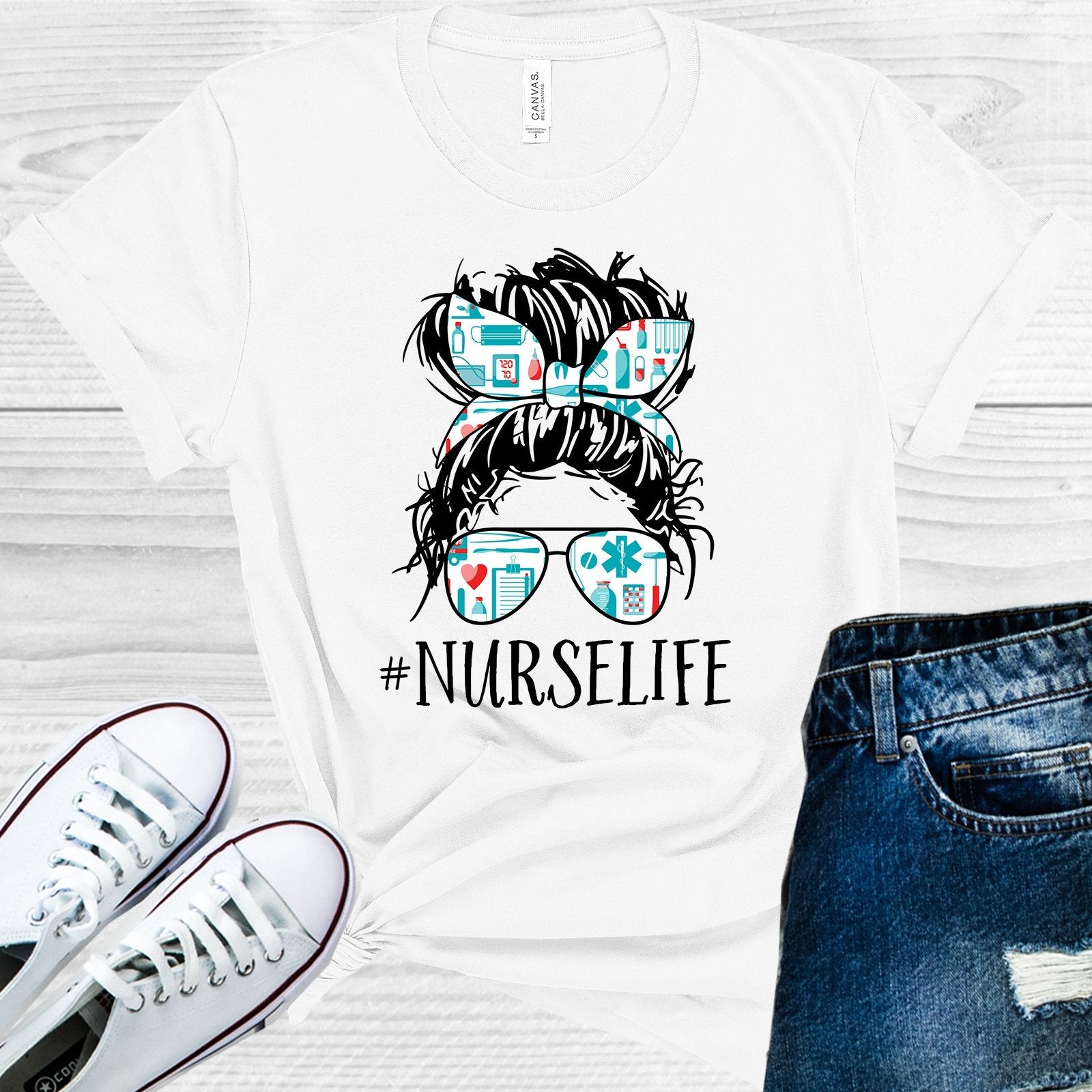 Nurse Life #nurselife - Soft Unisex Graphic Tee